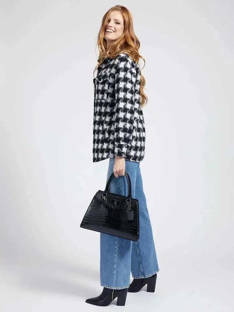 Sac Guess Stephi Girlfriend Croco au meilleur prix – Melisac