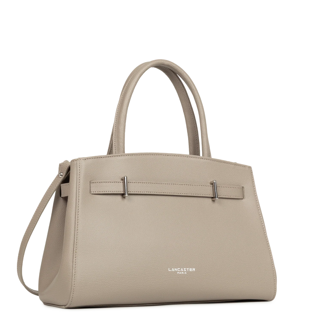 Sac à main en cuir beige Lancaster Sierra FR 433-011 pour femmes