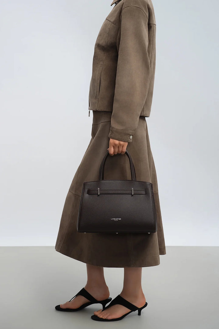 Sac à main en cuir marron Lancaster Sierra FR 433-011 pour femmes