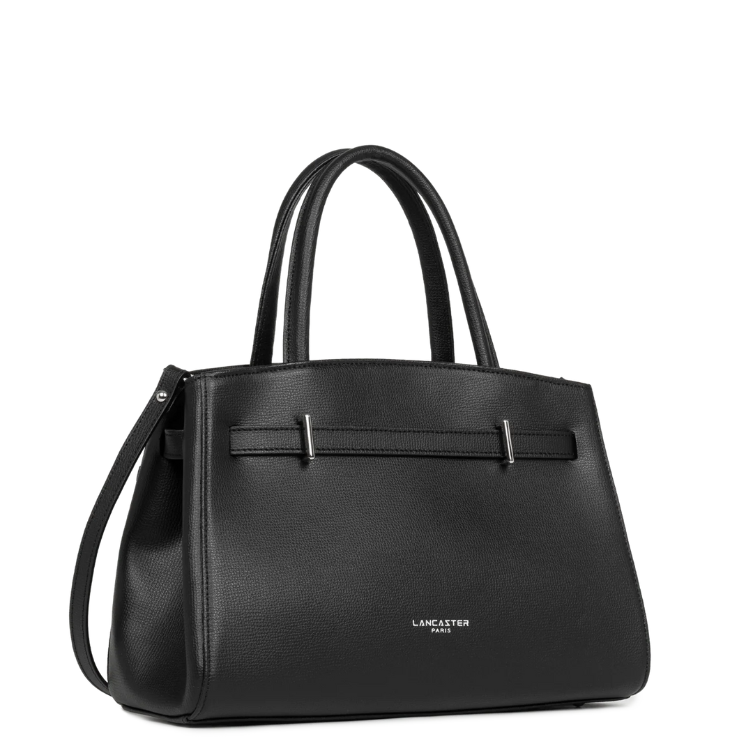 Sac à main en cuir noir Lancaster Sierra FR 433-011 pour femmes