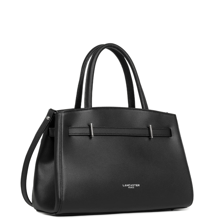 Sac à main en cuir noir Lancaster Sierra FR 433-011 pour femmes