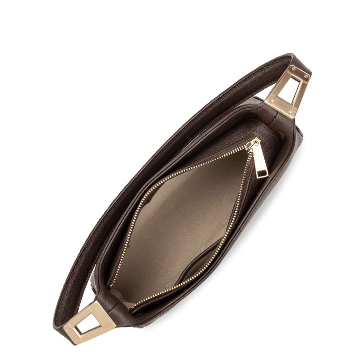 Sac à main en cuir marron Lancaster Lychee Ace 422-039 