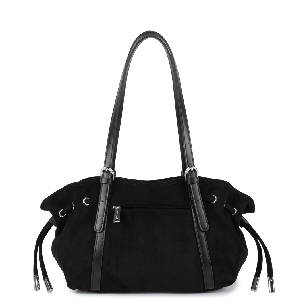 Sac à main en velours noir Lancaster 518-096