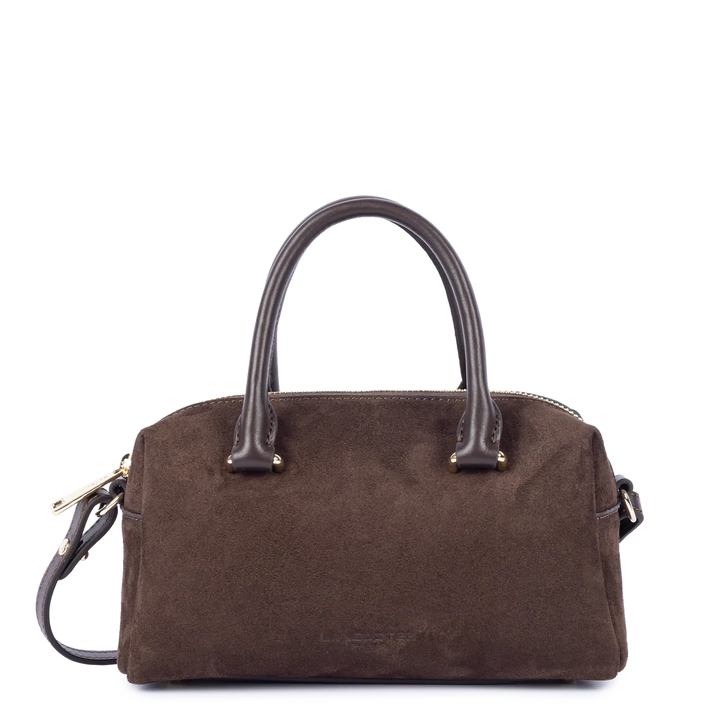 Sac à main Suede Cube en velours camel Lancaster 530-52
