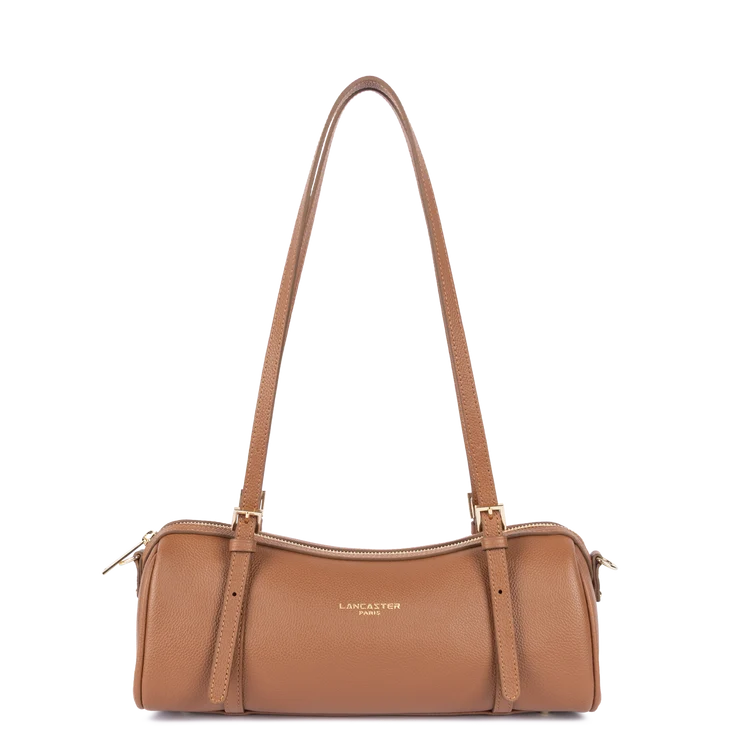 Sac rectangle long en cuir camel Milano Ana Lancaster 547-113