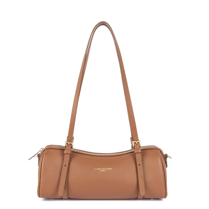 Sac rectangle long en cuir camel Milano Ana Lancaster 547-113