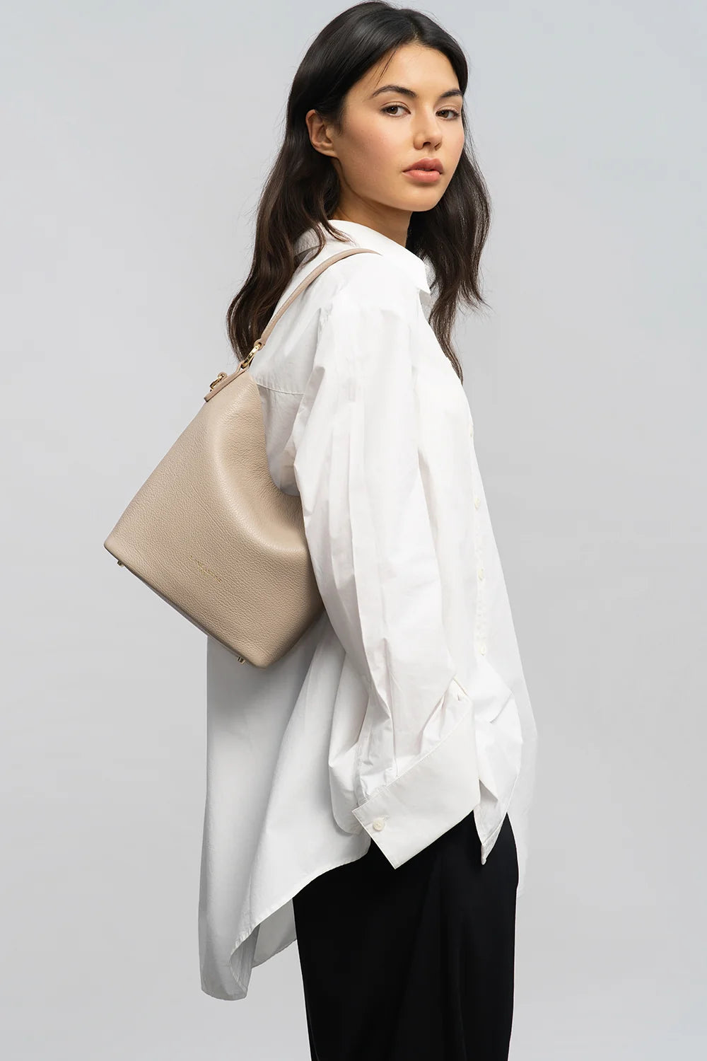 Sac seau en cuir Lancaster 529-98