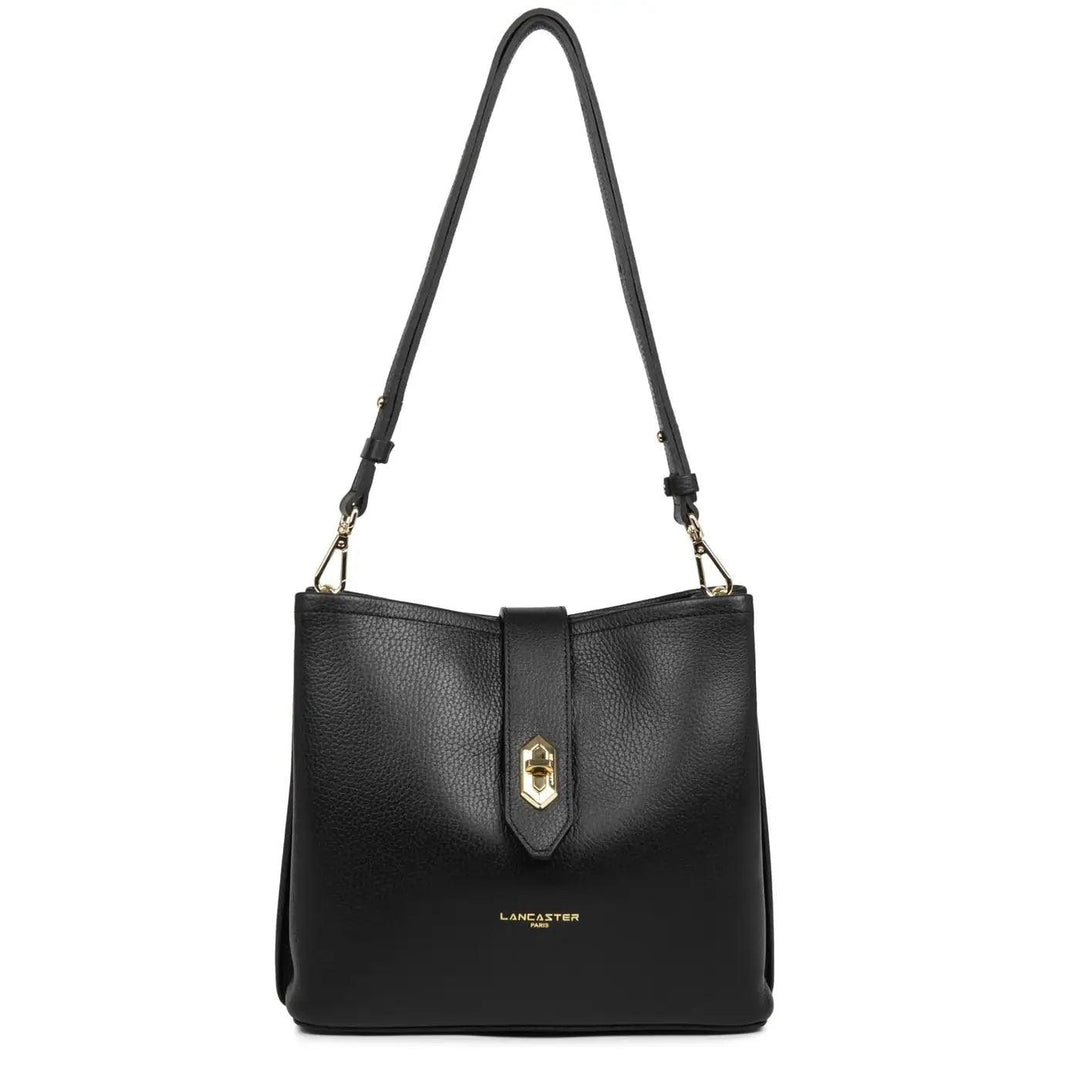 Sac seau Lancaster Top Double 470-62 - Sac seau Lancaster Top Double 470-62 - Noir - In - Nude Melisac -Reims