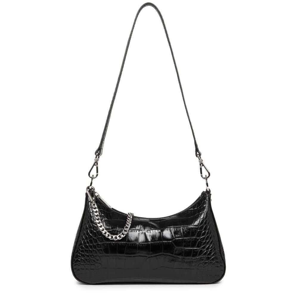 Sac Trotteur Lancaster Exotic Croco 426-90 - Sac Trotteur Lancaster Exotic Croco 426-90 - Noir Melisac -Reims