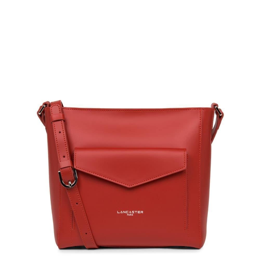 Sac Trotteur Lancaster Smooth 437-11 - Sac Trotteur Lancaster Smooth 437-11 - Rouge Melisac -Reims