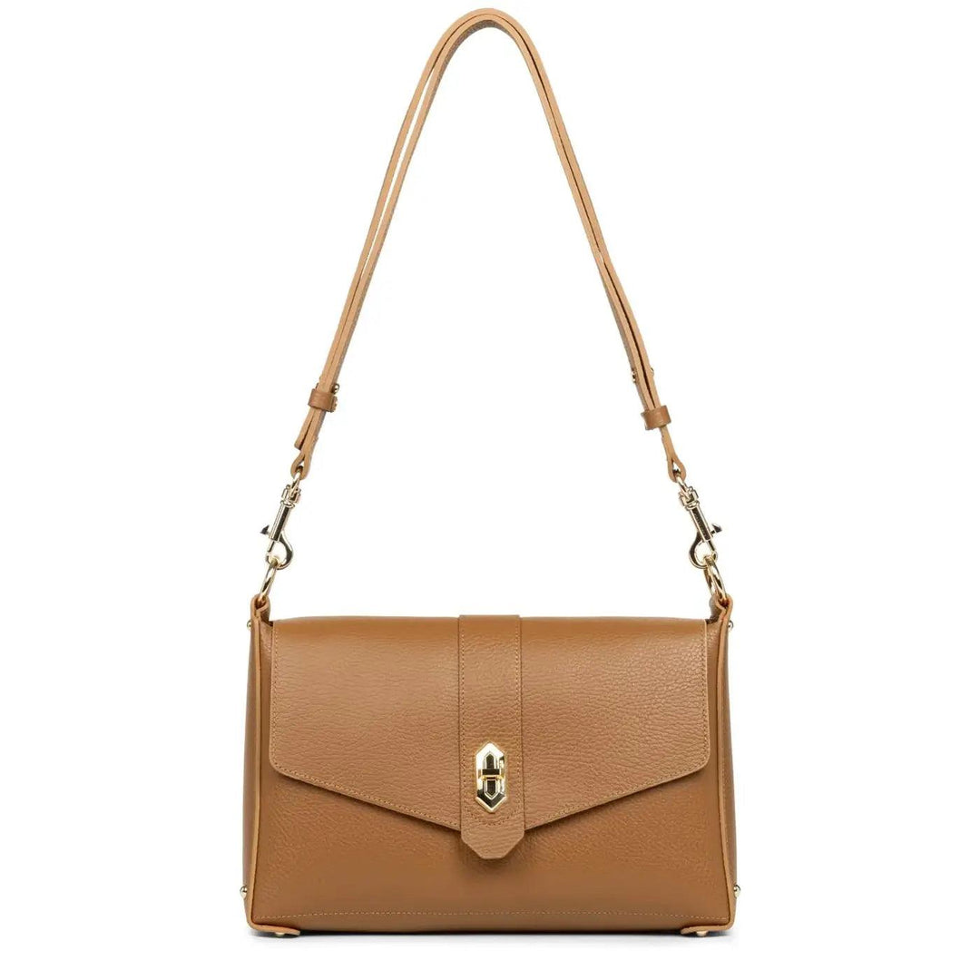 Sac Trotteur Lancaster Top Double 470-54 - Sac Trotteur Lancaster Top Double 470-54 - Camel - In - Orange Melisac -Reims