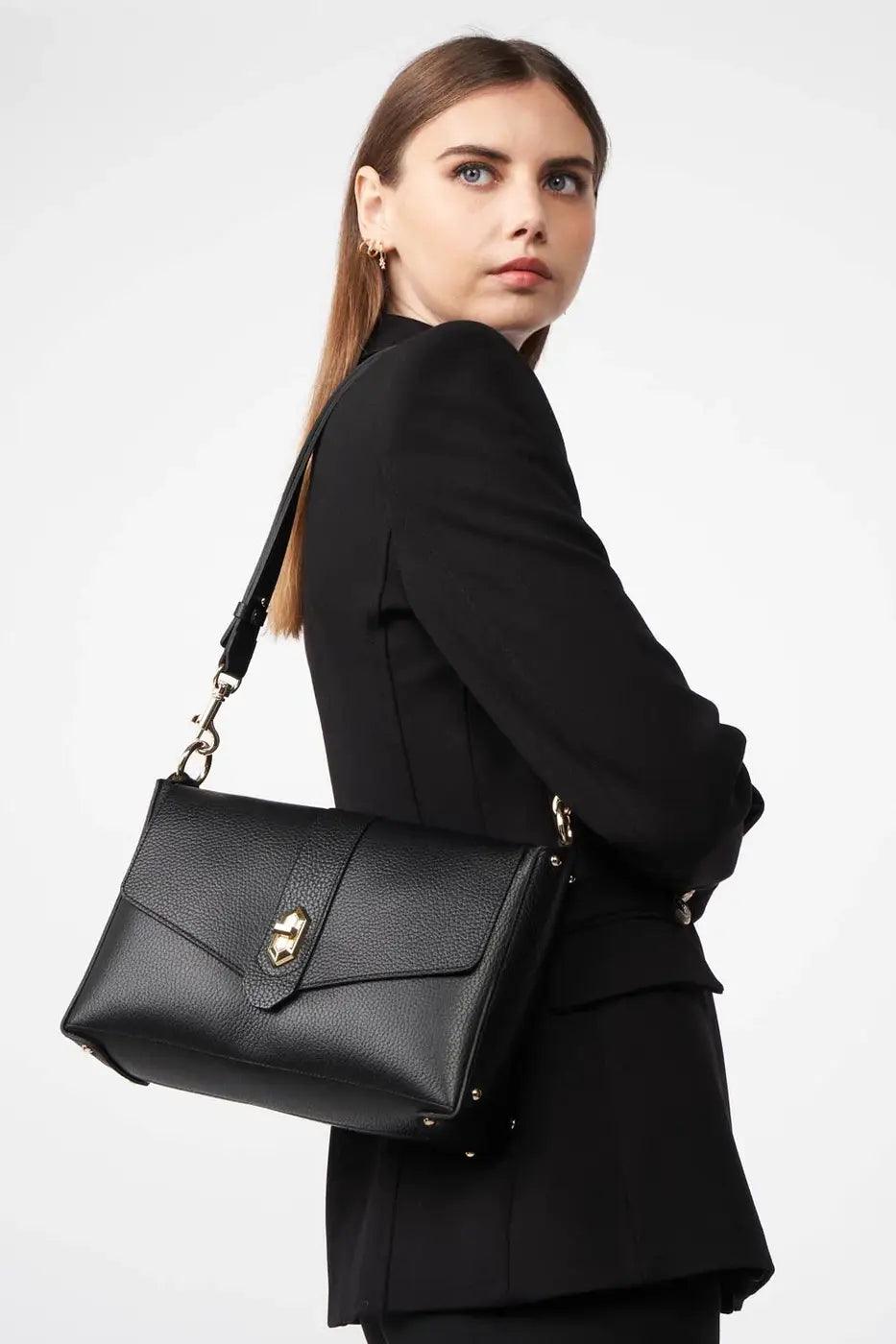 Sac Trotteur Lancaster Top Double 470-54 - Sac Trotteur Lancaster Top Double 470-54 - Noir - In - Nude Melisac -Reims