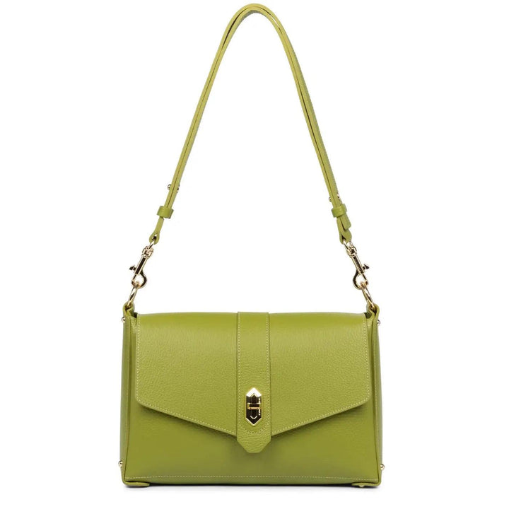 Sac Trotteur Lancaster Top Double 470-54 - Sac Trotteur Lancaster Top Double 470-54 - Olive in Céleri Melisac -Reims