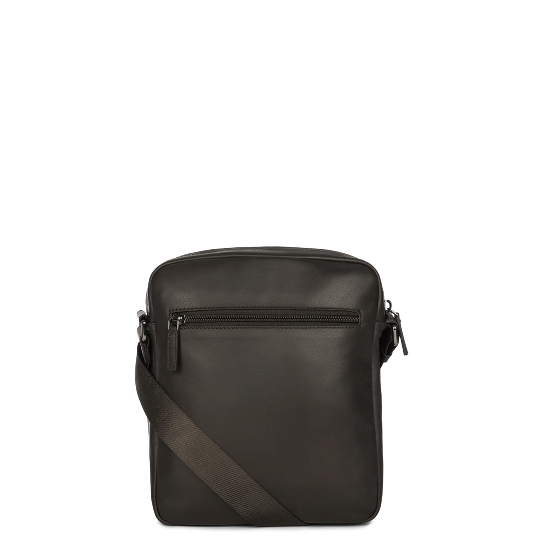 Sacoche en cuir marron Lancaster 320-12 pour hommes
