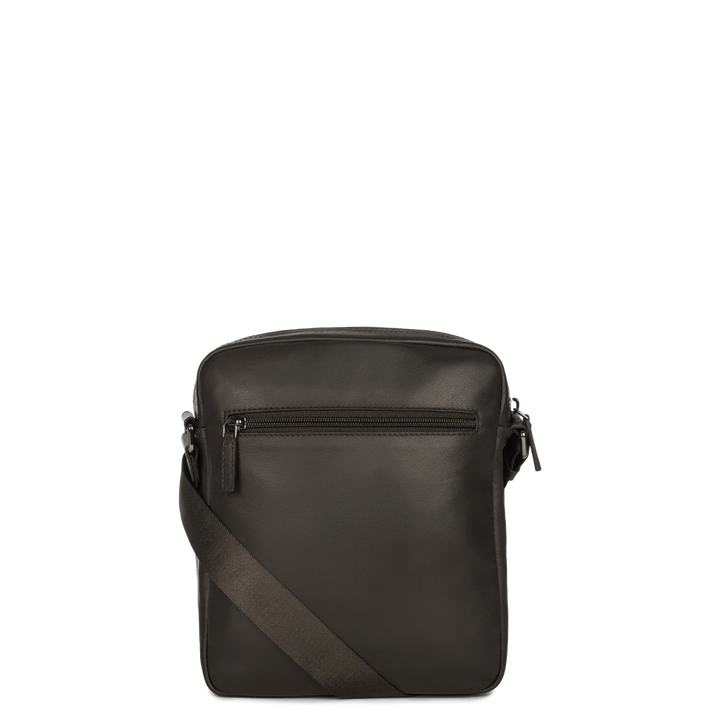 Sacoche en cuir marron Lancaster 320-12 pour hommes

