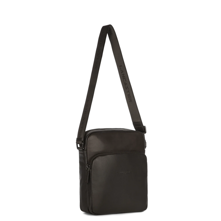 Sacoche en cuir marron Lancaster 320-12 pour hommes
