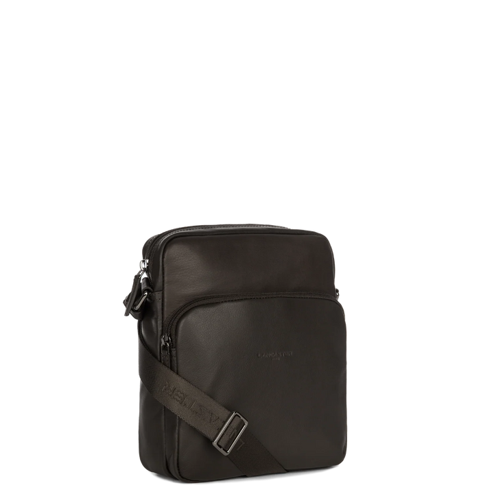 Sacoche en cuir marron Lancaster 320-12 pour hommes