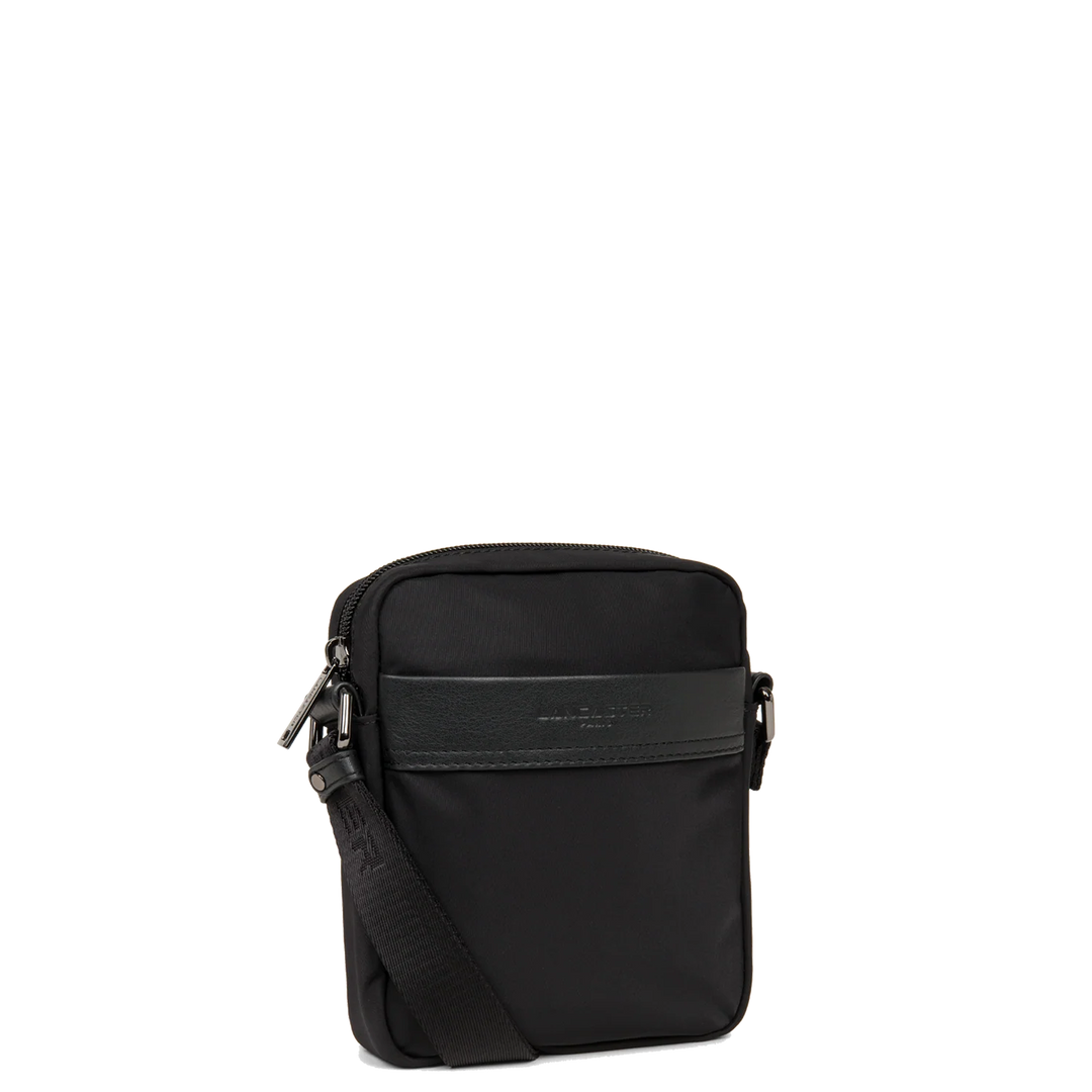 Sacoche noir en cuir Lancaster 304-01 pour hommes 