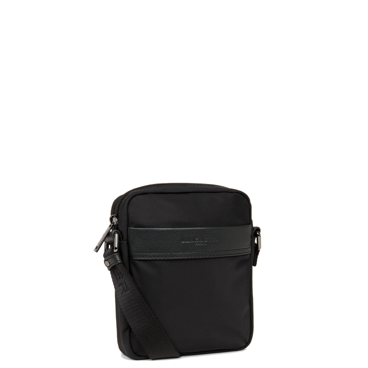 Sacoche noir en cuir Lancaster 304-01 pour hommes 