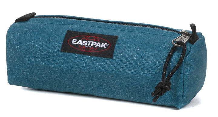 Trousse Benchmark Spark Jade bleu pailleté Eastpak