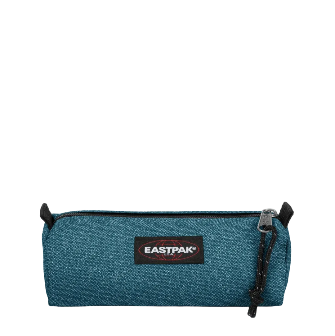 Trousse Benchmark Spark Jade bleu pailleté Eastpak