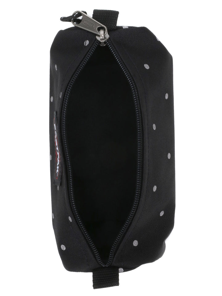 Trousse scolaire noire à pois argenté Dots Silver Black Eatspak